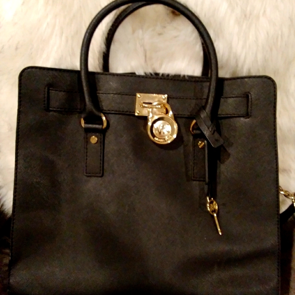 Michael Kors Hamilton Genuine Leather Handbag